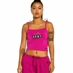 Grimey "Trespass" Girl Top - Fucshia - Summer 22 Best