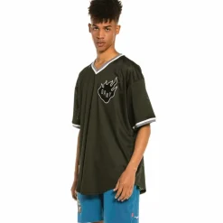 Grimey Trespass Mesh V Neck Tee - Summer 22 Discount