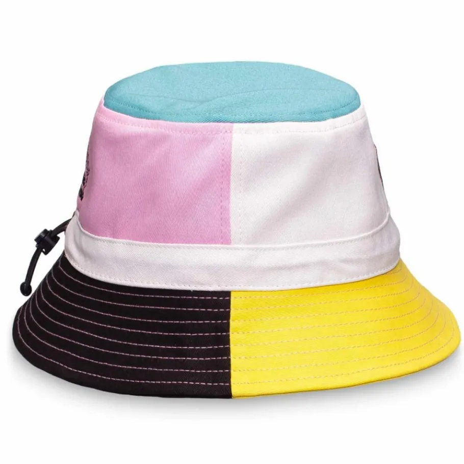 Grimey "Trespass Multicolor" Bucket - White - Summer 22 Flash Sale