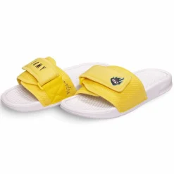 Grimey "Trespass" Slides - Yellow - Summer 22 Cheap