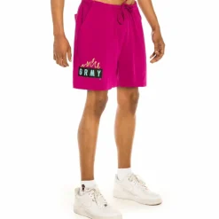 Grimey "Trespass" Sweatshorts - Fucshia -Summer 22 Discount