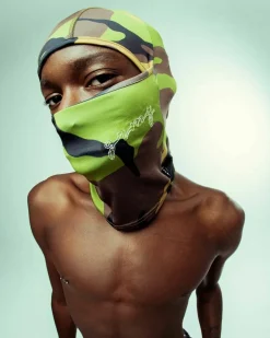 Grimey Tusker Temple All Over Print Balaclava - Camo - Fw23 Sale