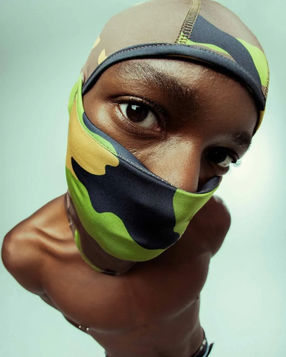 Grimey Tusker Temple All Over Print Balaclava - Camo - Fw23 Sale