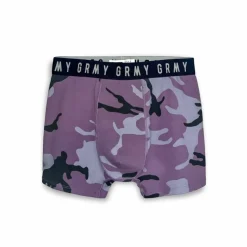 Grimey Tusker Temple All Over Print Boxer Shorts - Purple - Fw23 Flash Sale
