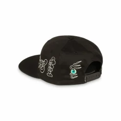 Grimey Tusker Temple Snapback Cap - Black - Fw23 Hot
