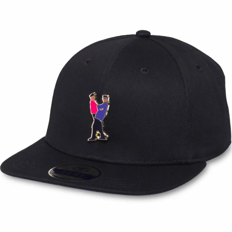 Grimey Ubiquity Metal Badge Pin Snapback Cap Fw20 Black Outlet