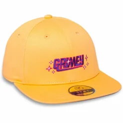 Grimey Ubiquity Snapback Cap Fw20 Yellow Fashion