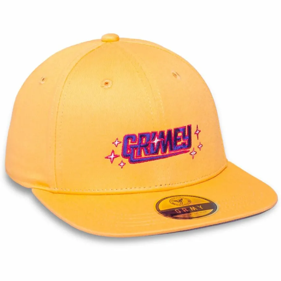 Grimey Ubiquity Snapback Cap Fw20 Yellow Fashion