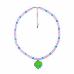 Grimey Ufollow Beads Necklace - Lilac - Spring 23 Fashion