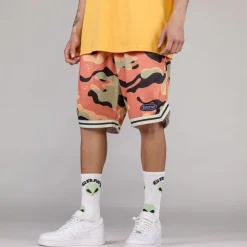 Grimey Ufollow Mesh Basket Shorts - Brown - Spring 23 Shop