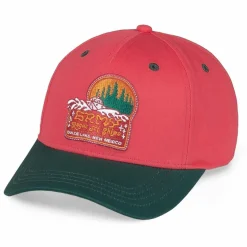 Grimey Ufollow New Mexico Curved Visor Cap - Red - Spring 23 New