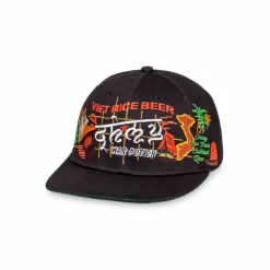 Grimey Viet Cong Beer Snapback Cap - Black - Summer 23 New