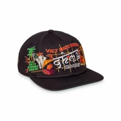 Grimey Viet Cong Beer Snapback Cap - Black - Summer 23 New