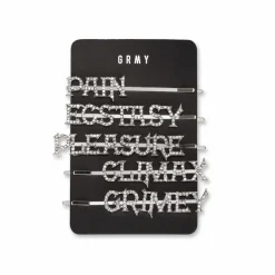 Grimey "Westbound" Hardclip Set - Silver - Fall 22 Sale