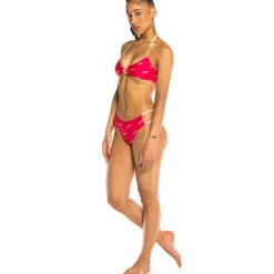 Grimey Yanga Bikini Bottom Ss20 Red Hot