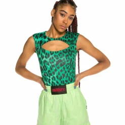 Grimey Yanga Girl Mesh Body Ss20 Green Best Sale