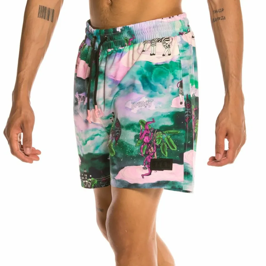 Grimey Yanga Ss20 Swimming Shorts Multicolor Shop