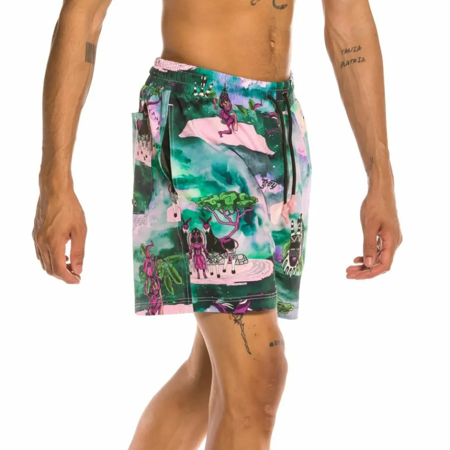 Grimey Yanga Ss20 Swimming Shorts Multicolor Shop