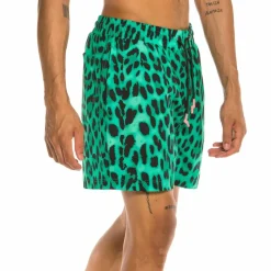 Grimey Yanga Swimming Shorts Leopard Ss20 Green New