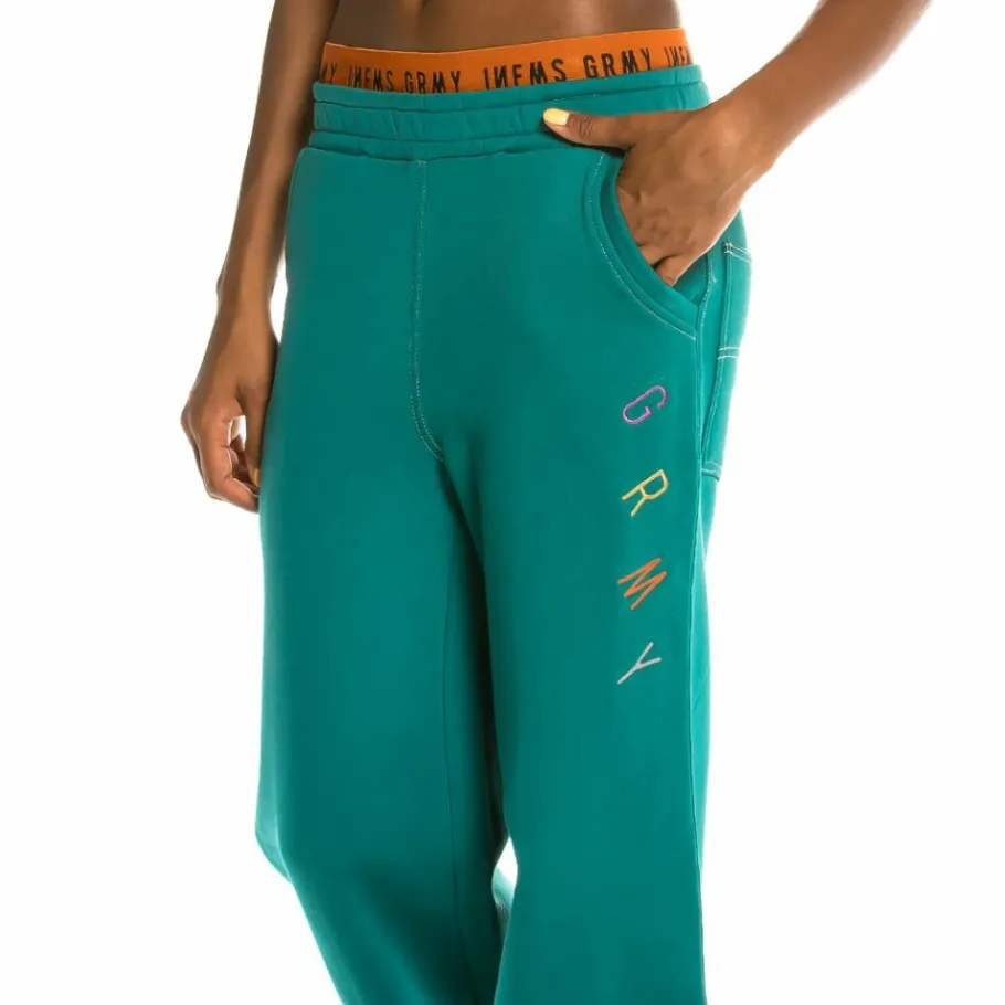 Grimey Pack Crop Top + Track Pants Nite Marauder Fw20 Green/Brick Store