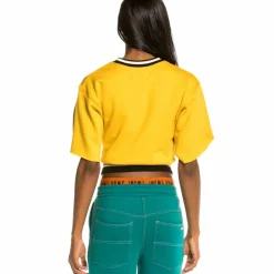 Grimey Pack Crop Top + Track Pants Nite Marauder Fw20 Green/Mustard Best Sale