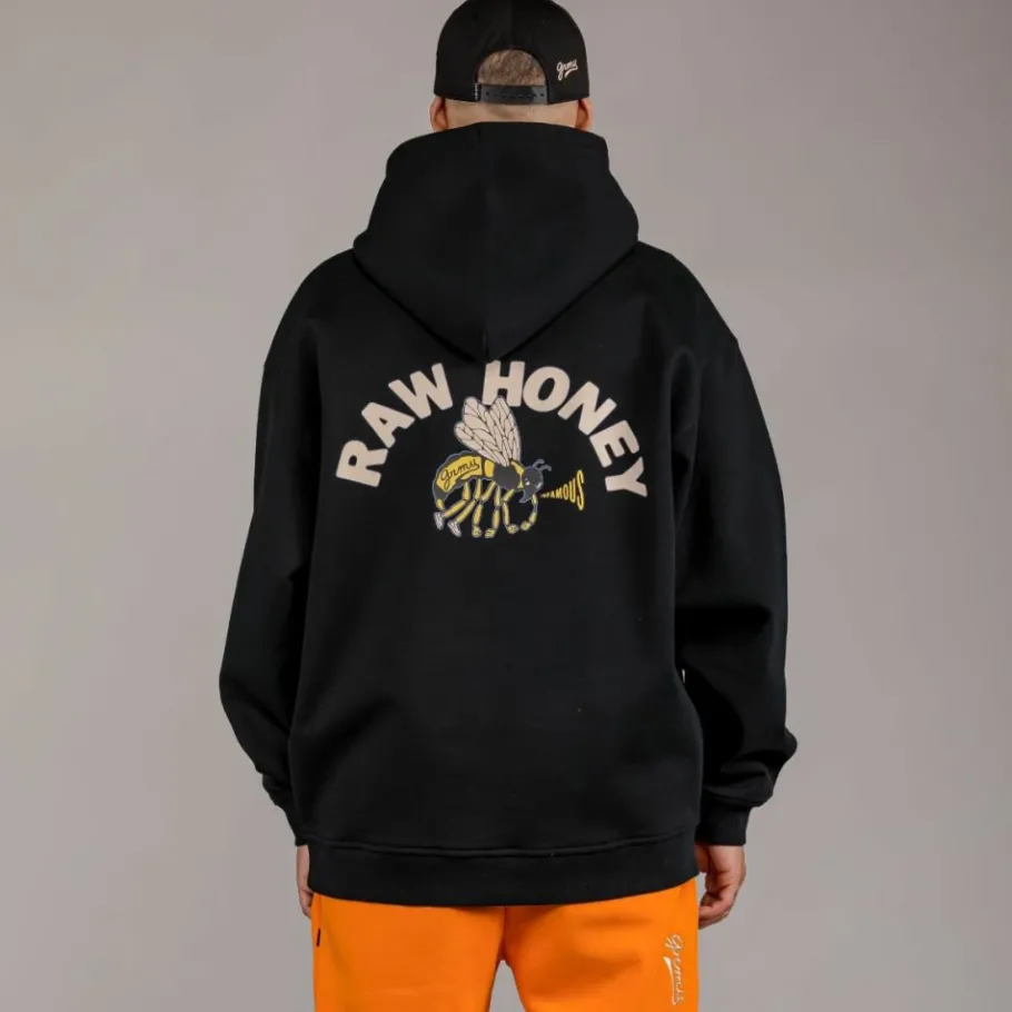 Grimey Pack Pant + Hoodie "Hive" Heavyweight - Black/Orange - Fall 22 Store