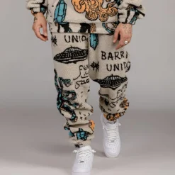Grimey Pack Pant + Hoodie Lost Boys Sherpa - Cream - Winter 22 Shop