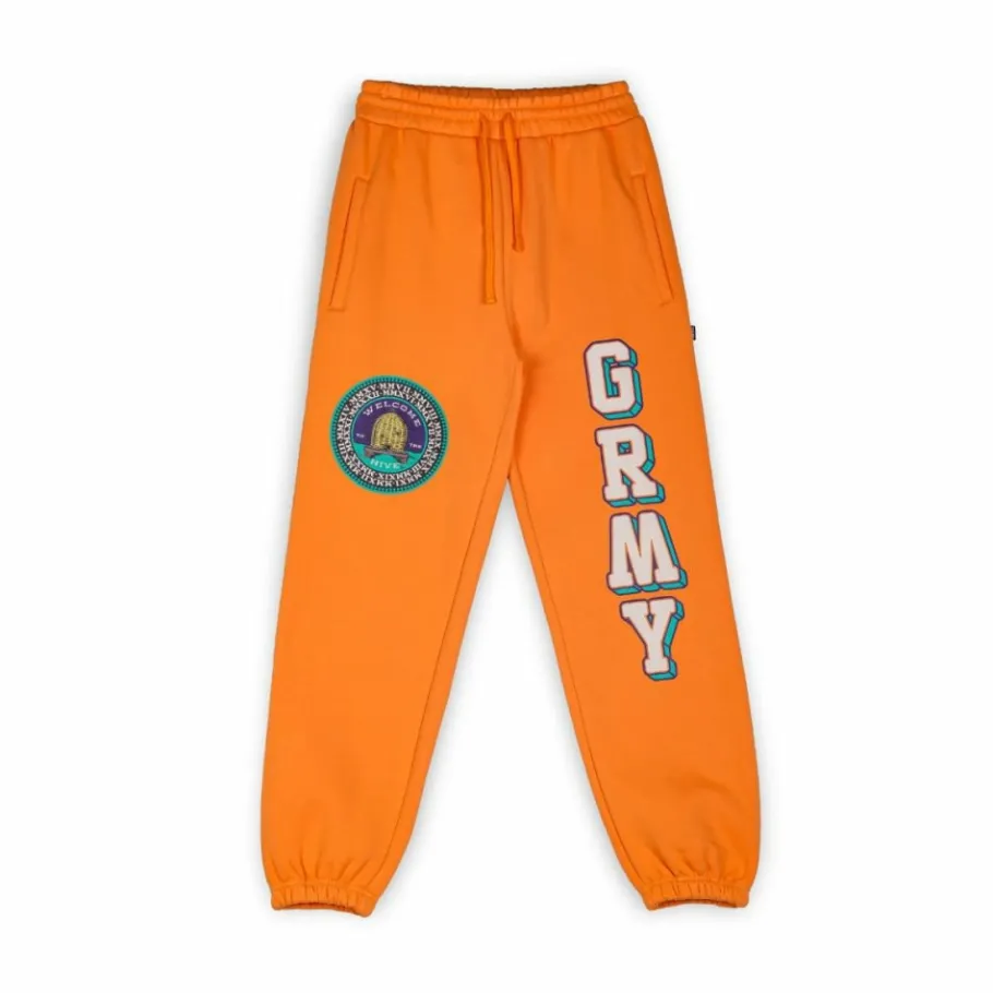 Grimey Pack Pant + Tee "Hive" Heavyweight - Black/Orange - Fall 22 Online