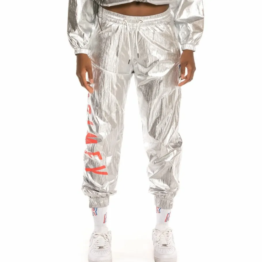 Grimey Pack Pant + Track Jacket Planet Noire Girl Fw19 Silver Flash Sale
