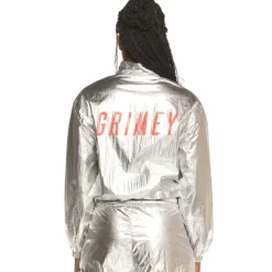 Grimey Pack Pant + Track Jacket Planet Noire Girl Fw19 Silver Flash Sale