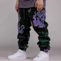 Grimey Pack Sherpa Pant + Tee Lost Boys - Black/Anthracite- Winter 22 Best