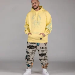 Grimey Pack Sherpa Pant + Hoodie Lost Boys - Cream/Yellow - Winter 22 Discount
