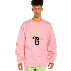 Grimey Pack Short + Crewneck "Jungle Punch" - Pink/Green - Spring 22 Flash Sale