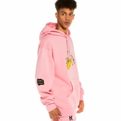 Grimey Pack Short + Hoodie "Jungle Punch" - Pink - Spring 22 Discount