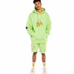 Grimey Pack Short + Hoodie "Jungle Punch" - Green - Spring 22 Flash Sale