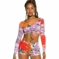 Grimey Pack Short + Top "Liveution" - Tie Dye - Spring 21 Cheap