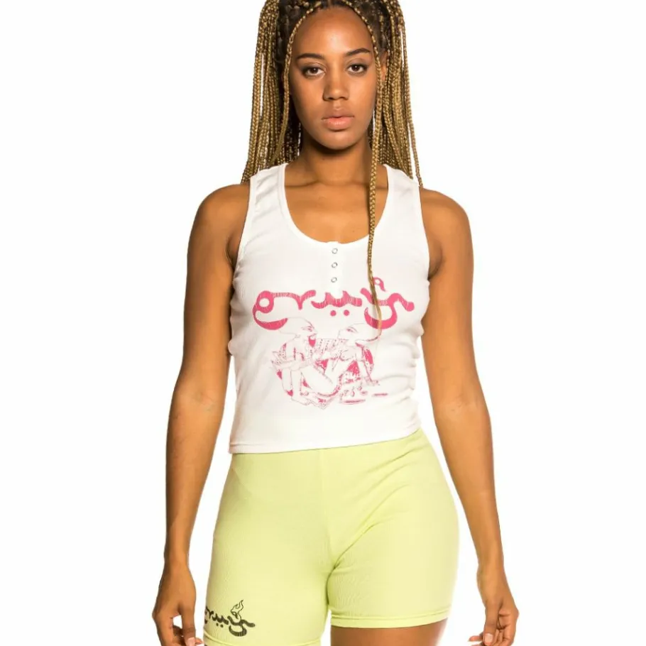 Grimey Pack Short Leggin + Top " Hope Unseen" - Green/White - Spring 21 Fashion