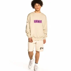 Grimey Pack Shorts "Hope Unseen" + Crewneck "Frenzy" - Sand - Spring 21 Store