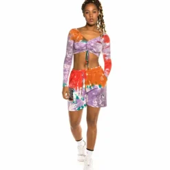 Grimey Pack Sweatshort + Top "Liveution" - Tie Dye - Spring 21 Best