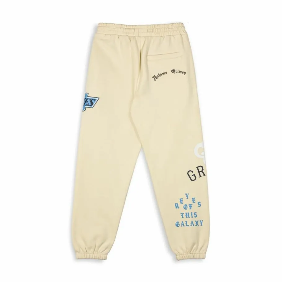 Grimey Pantalon Chandal Causing Panic - Cream - Ss24 Cheap