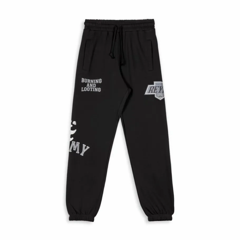 Grimey Pantalon Chandal Causing Panic - Black - Ss24 Hot
