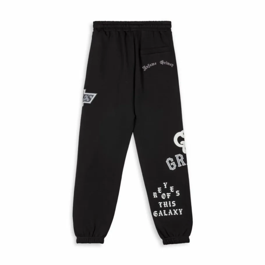 Grimey Pantalon Chandal Causing Panic - Black - Ss24 Hot