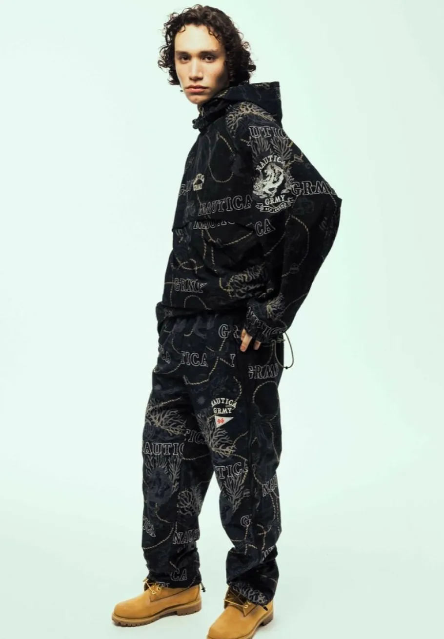 Grimey Pantalon Chandal Mighty Harmonist Nautica X Grmy - Black - Ss24 New