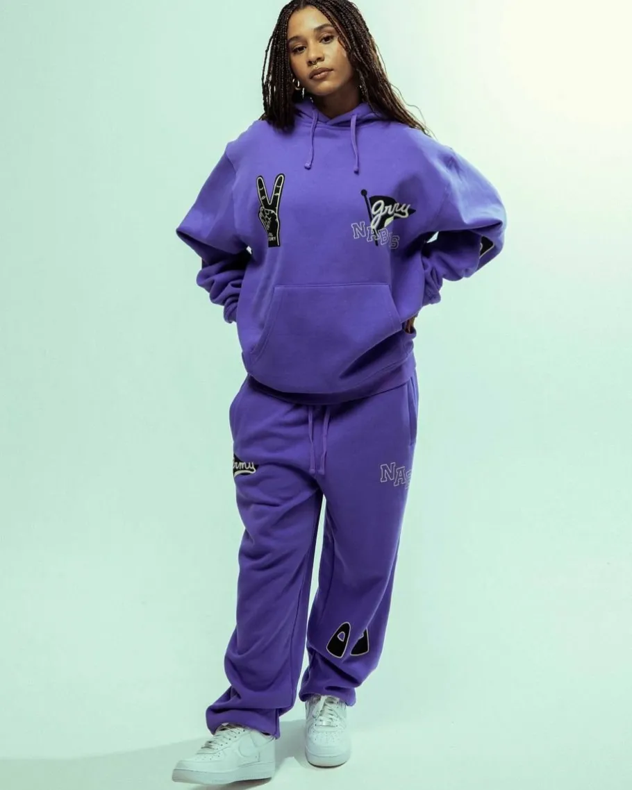 Grimey Pantalon Chandal Nablus - Purple - Fw23 Best