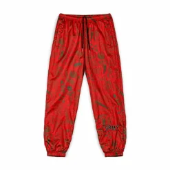 Grimey Pantalon Chandal The Toughest Satin Red - Spring 23 Outlet