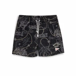 Grimey Pantalon Corto Mighty Harmonist Nautica X Grmy - Black - Ss24 Clearance