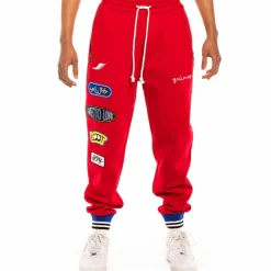 Grimey Pantalon "Arch Rival" - Red - Spring 22 Sale