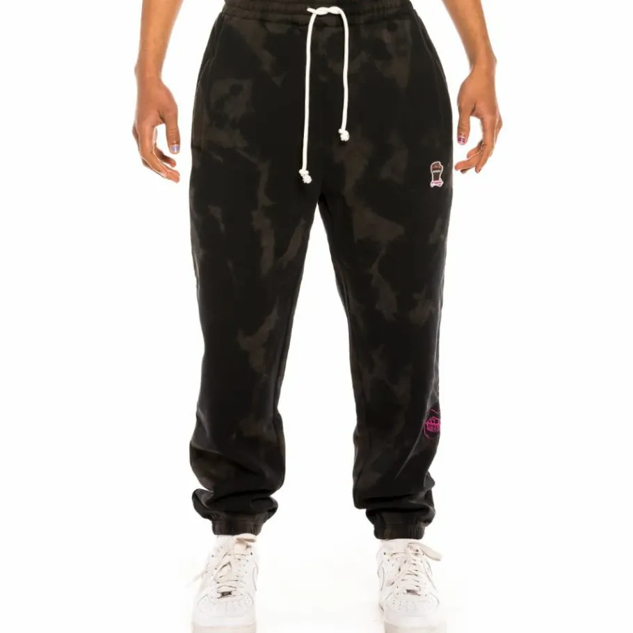 Grimey Pantalon "Day Dreamer" - Bleached Black - Spring 22 Fashion