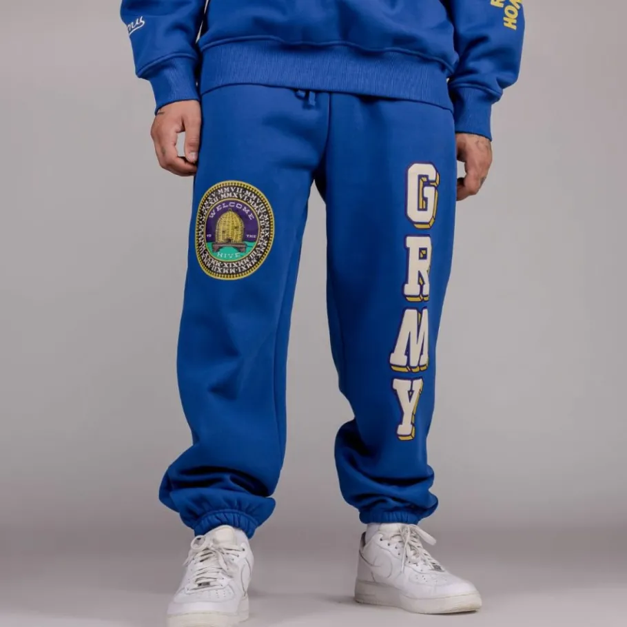 Grimey Pantalon "Hive Heavyweight"- Blue - Fall 22 Hot
