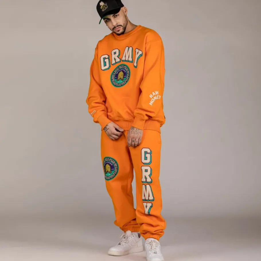 Grimey Pantalon "Hive Heavyweight"- Orange - Fall 22 Shop